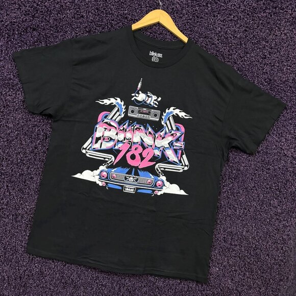 Blink-182 Motor City Rock Show Art Pop Punk Band T-Shirt XL - Picture 3 of 4